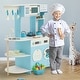 preview thumbnail 1 of 18, Wooden Play Kitchen Set for Kids, Pretend Cooking Toy, Interactive Kitchen Playset