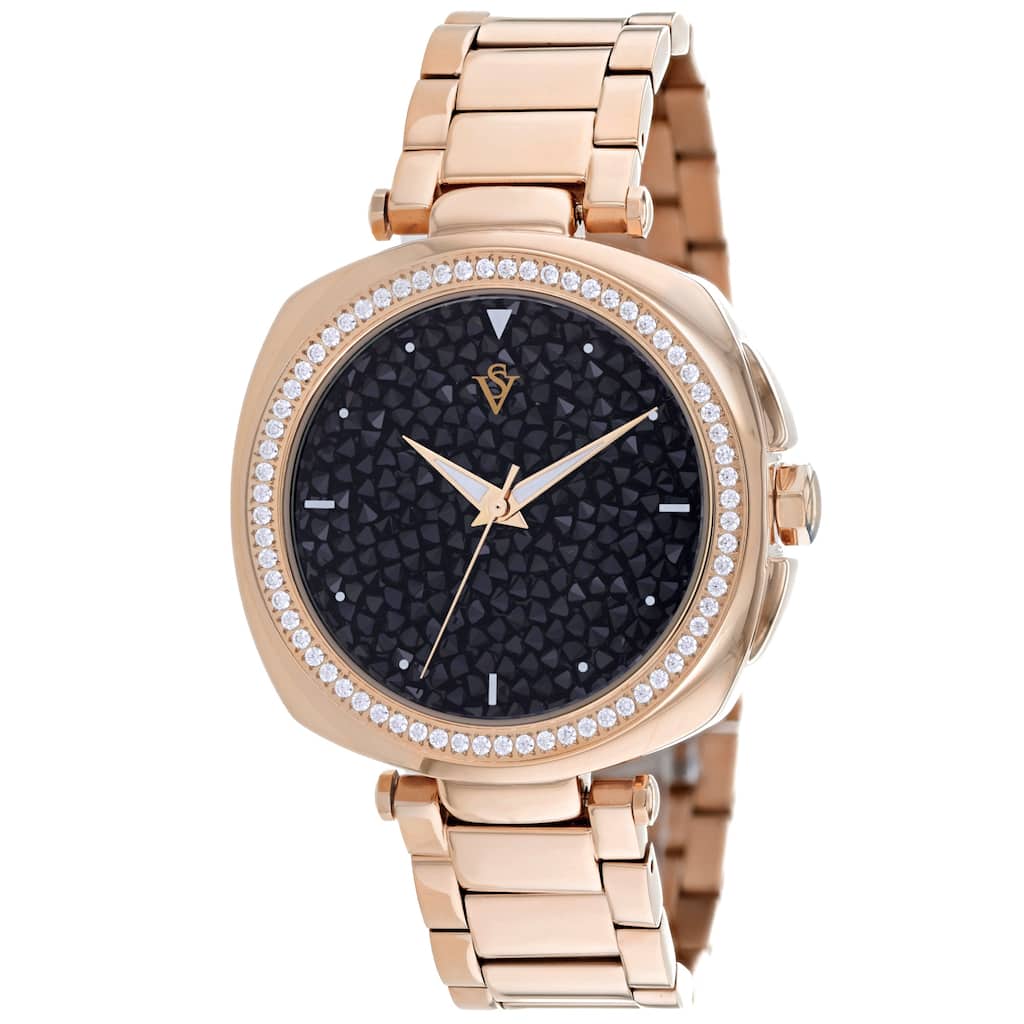 Christian Van Sant Women's Mirabella Black Dial Watch - CV0491 - 6 (36)