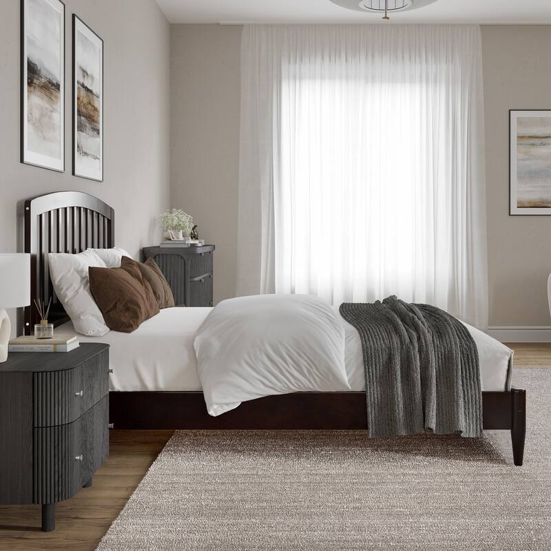 Quincy Solid Wood Low Profile Platform Bed