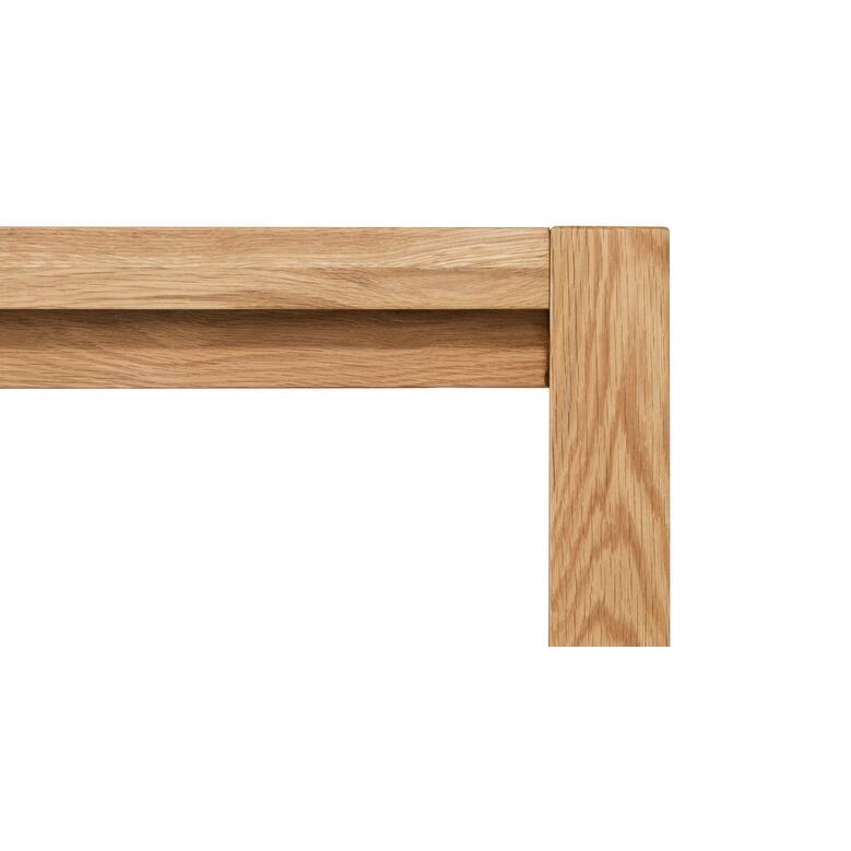 Poly and Bark Festa 71" Solid American Oak Bench
