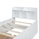 preview thumbnail 35 of 55, Solid Wood Platform Bed Frame Imitate Bridge Design Drawers