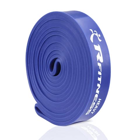 Furinno Rfitness Professional 41-Inch Long Loop Stretch Latex Exercise Band, Heavy (Blue)