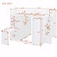 preview thumbnail 27 of 30, Full Size Bunk Bed with Wardrobe,Desk and Shelves