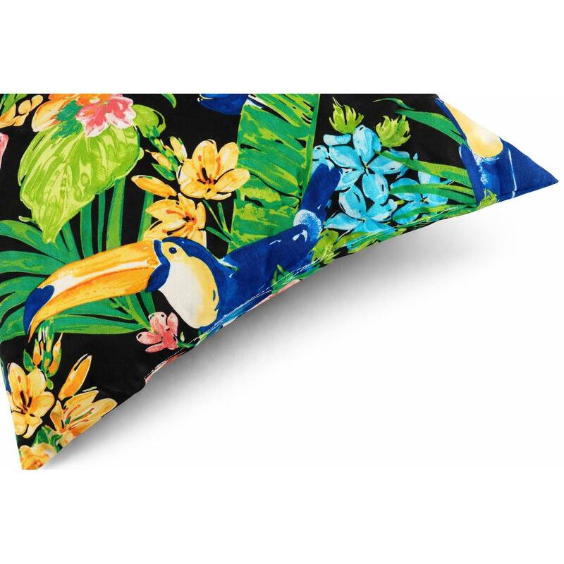 2 Pack Outdoor Throw Pillows, Waterproof & Fade-Resistant Patio Cushions -Soft & Comfortable Decorative Pillow Covers (18x18")