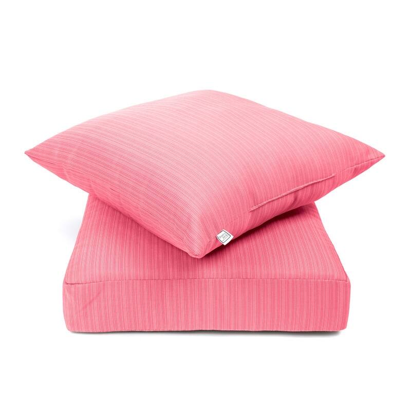 Sherry Kline Island Breeze Deep Seat Cushion 23"x24"x5" Seat & 25"x25" Back Cushion