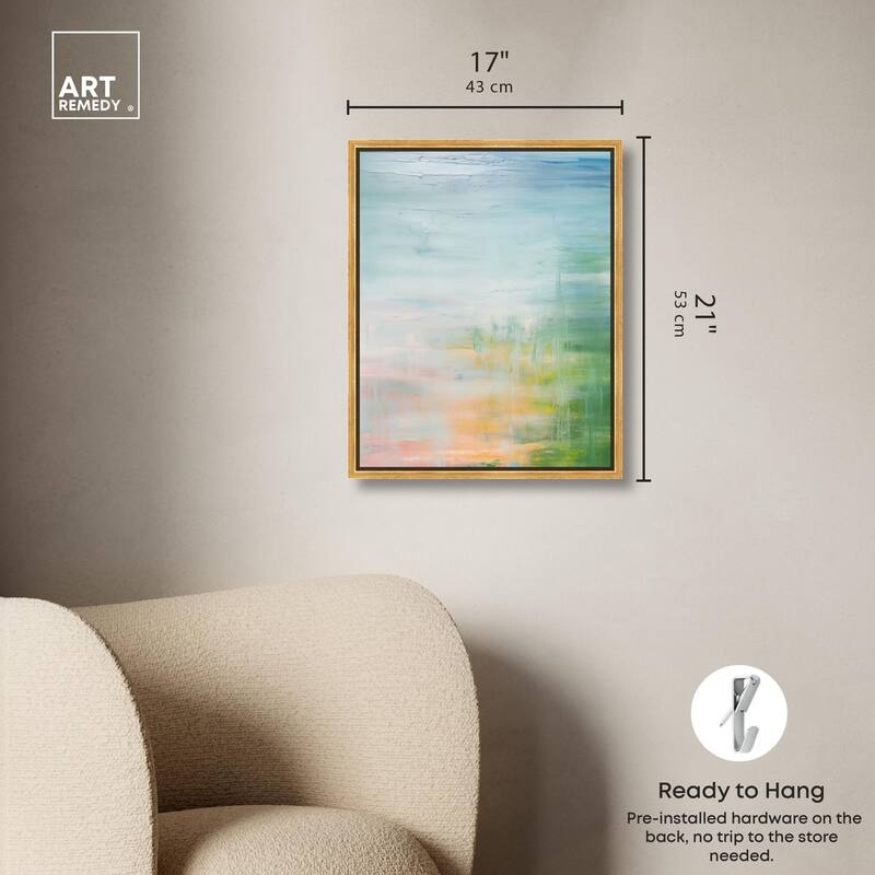 Peaceful Shore Canvas by Art Remedy