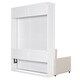 preview thumbnail 56 of 206, Queen Size Murphy Bed Cabinet Wall Bed Space-Saving Sleeping Arrangement with Sofa for Small Apartment Studio, Hide Away Bed