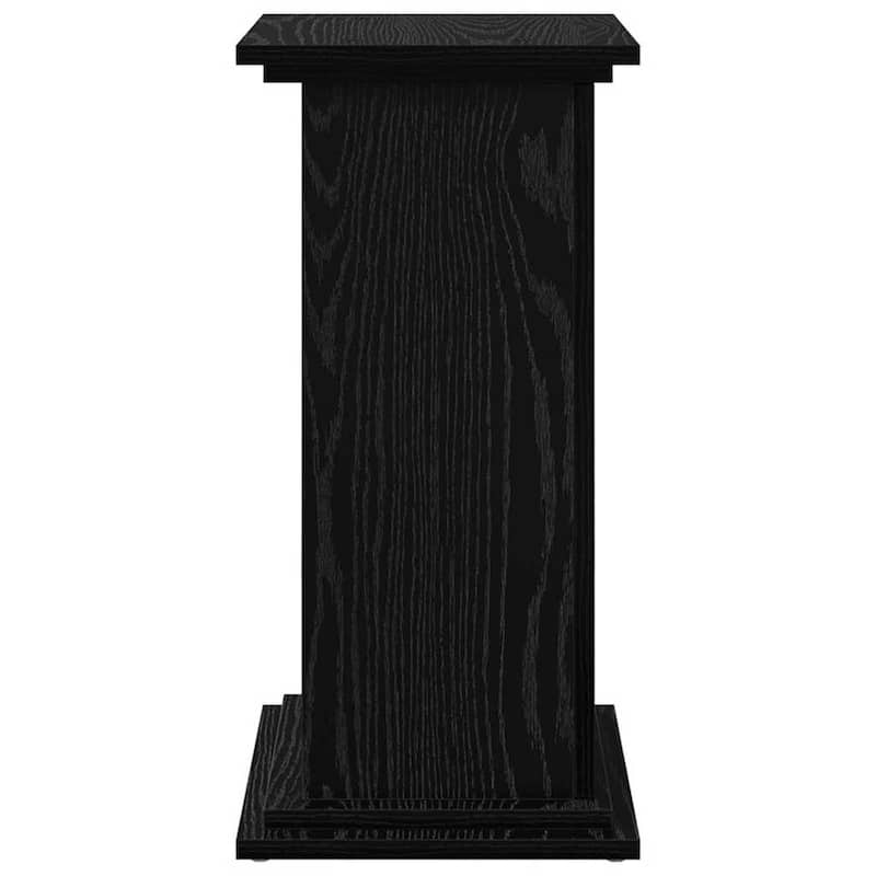 vidaXL Display Stand Black Oak 31 x 30 x 60 cm Engineered wood - 12.2 x 11.8 x 23.6 inch