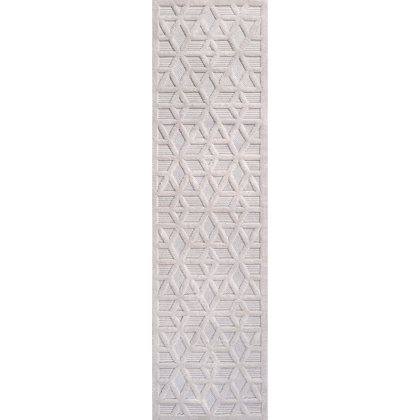 JONATHAN Y Peralta Neutral Geometric Indoor/Outdoor Area Rug