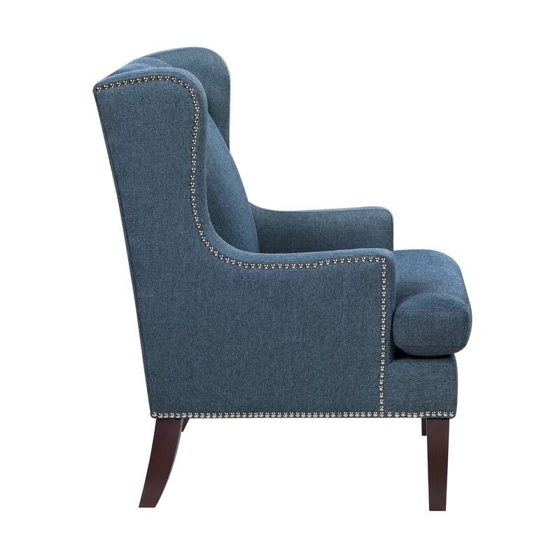 LaFollette 29" Textured Accent Chair - Nailhead Trim