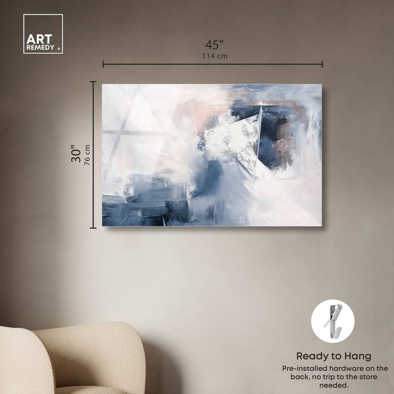 Blue Rapture II Acrylic by Art Remedy, Ready to Hang