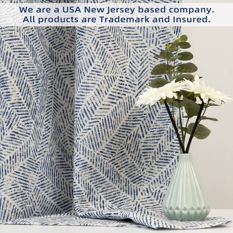 DriftAway Roman Linen Blend Blackout Valance