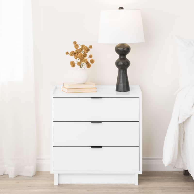 Prepac Simply Modern 3 Drawer 26.5" W Nightstand