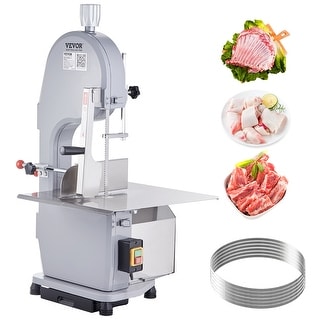 VEVOR 1100W 1500W & 2200W Countertop Meat Bandsaw Stainless 6 Blades for Pork