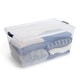 preview thumbnail 40 of 76, Rubbermaid Cleverstore 30 Quart Plastic Storage Tote Container with Lid (6 Pack)