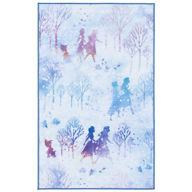 SAFAVIEH Machine Washable Slip Resistant Collection Inspired By Disney's Animated Film Frozen 2 - Believe