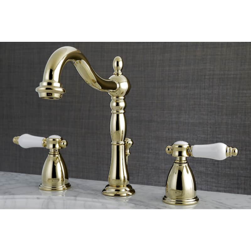 Kingston Brass Bel-Air 8 in. Widespread Bathroom Faucet - Polished Brass