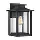 preview thumbnail 5 of 3, Wakefield 1-Light Outdoor Wall Lantern in Earth Black
