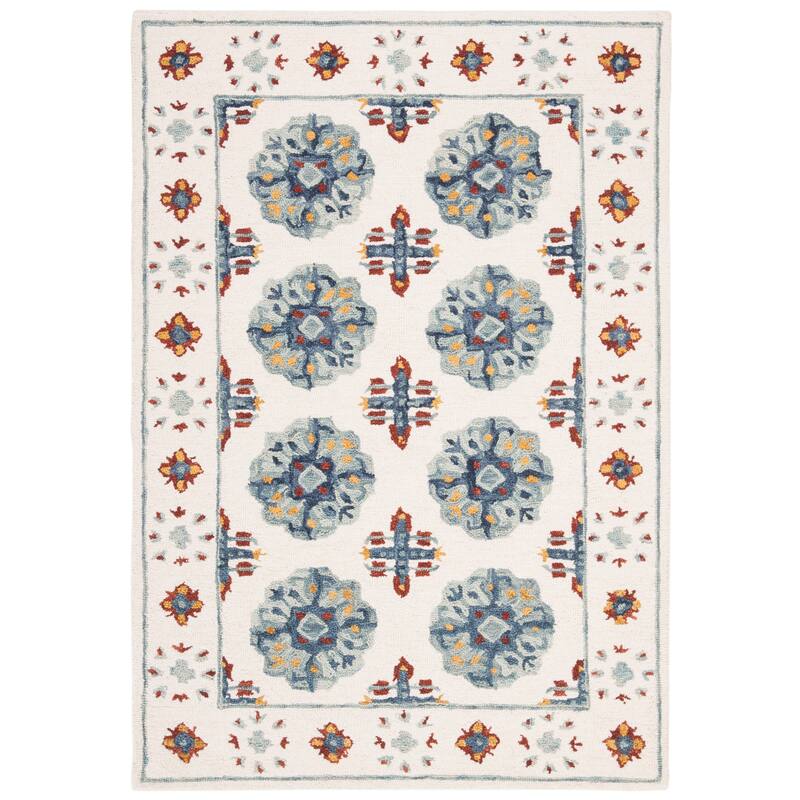 SAFAVIEH Handmade Blossom Elze & Contemporary Floral & Botanical