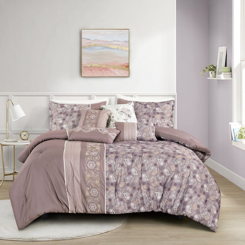 Eriel Luxury 7 Piece Comforter set