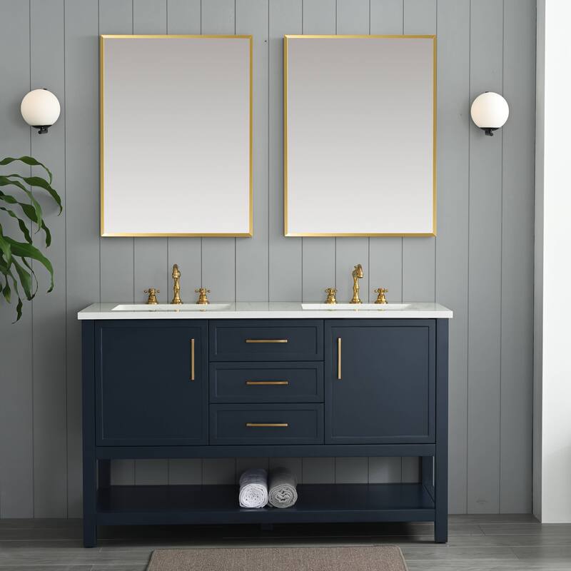 Sudio Design Arlo 54" Double Bathroom Vanity - 54" Double Sink