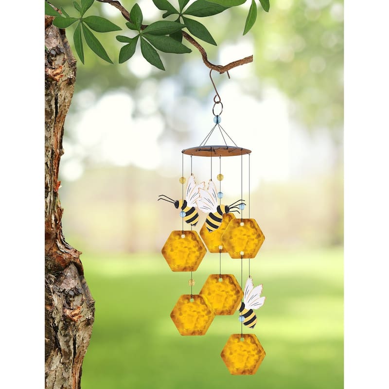 Bee Honeycomb Chime 17"