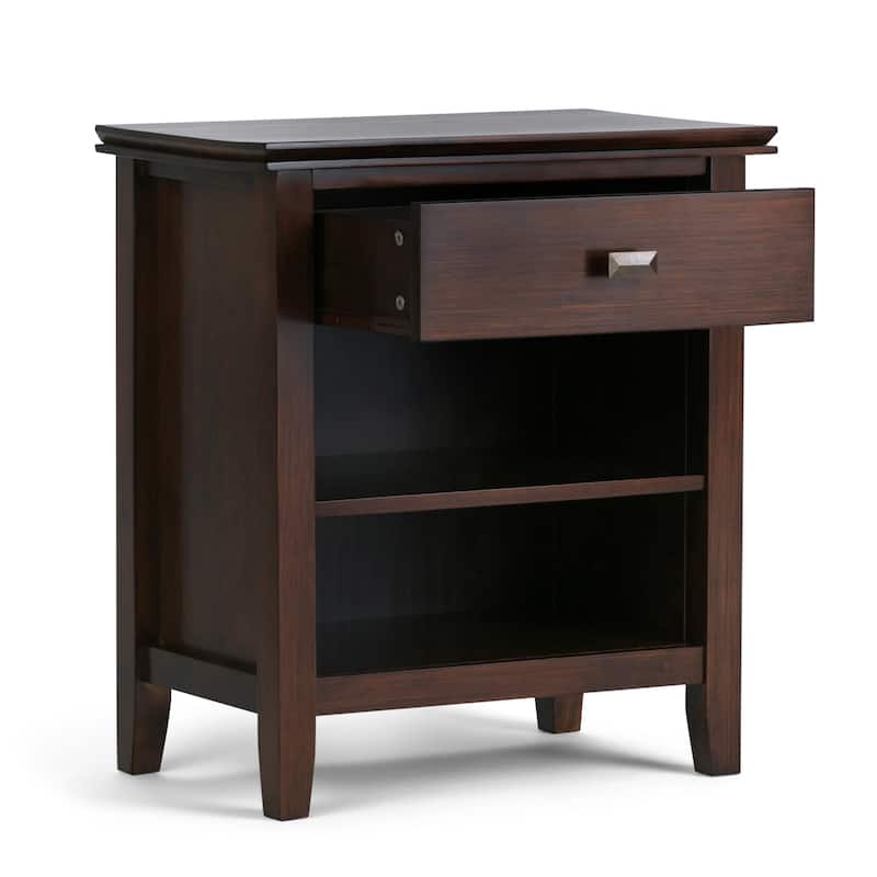 WYNDENHALL Stratford SOLID WOOD 24 inch Wide Bedside Nightstand Table