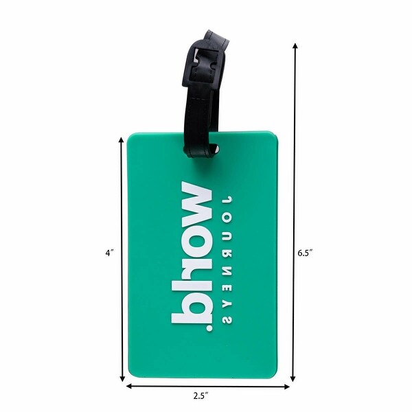 colorful luggage tags