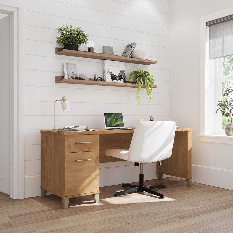 Bush Furniture Somerset 72W Office Desk with Storage Drawers