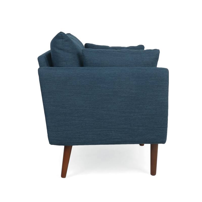 Roomfitters Modern Upholstered Accent Club Chair with Cushions, Mid-Century Supportive Lounge Seating