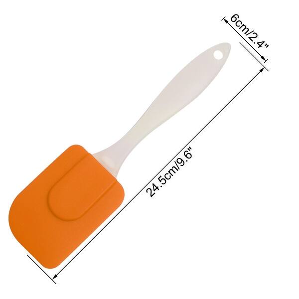 2 Pcs Flexible Silicone Spatula Heat Resistant Non Sticky for Kitchen
