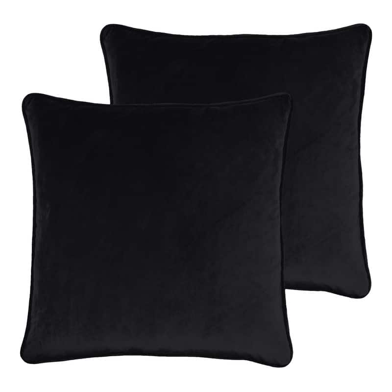 Sherry Kline Glendon Velvet Corded Edge pillow, zippered with Polyester Insert (Set of 2) 20"x20"