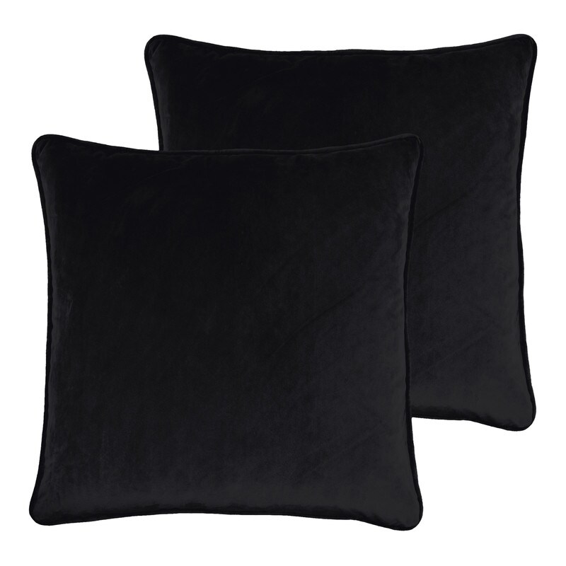 Oversized hotsell black pillows