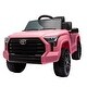 preview thumbnail 27 of 98, 12V Toyota Tundra Electric Ride-On Truck with Remote Control, Three Speeds, LED Lights, and Music for Kids Ages 3-8