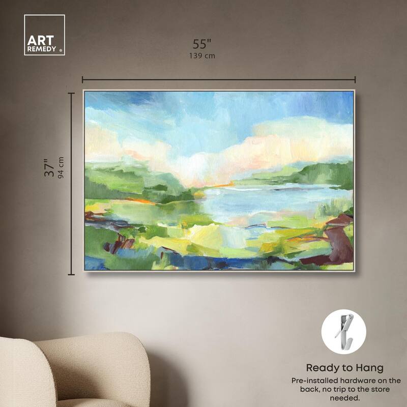 Walk on a Sunny Day Canvas by Art Remedy