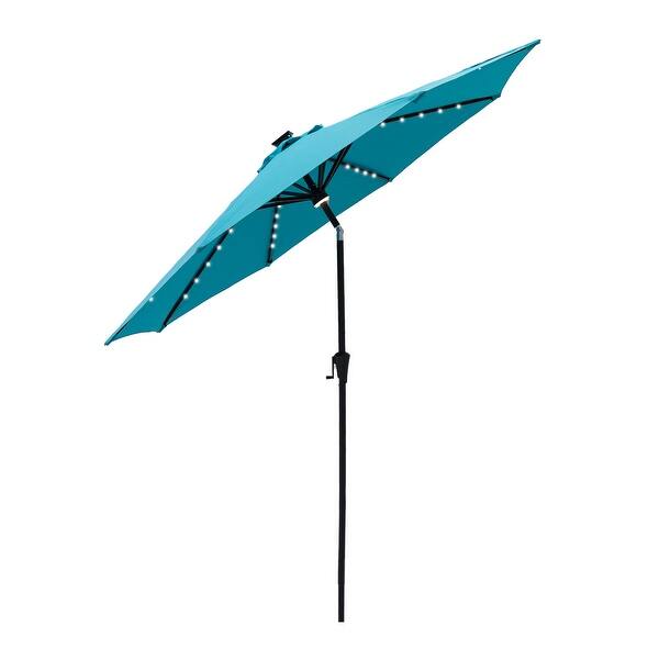 black and white striped rectangular patio umbrella Business & Pleasure Co. The foot round frame operates type-Backpack 8 x 8 ft Size:9 ft