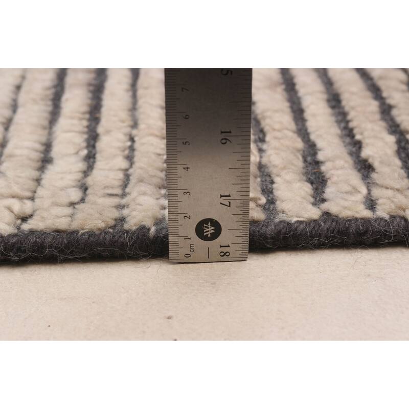 ECARPETGALLERY Hand-knotted Tangier Beige Wool Rug - 10'0 x 13'9