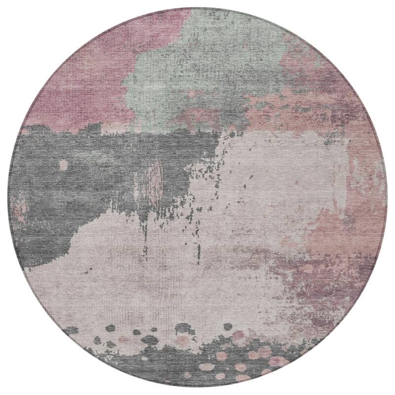 HomeRoots Abstract Transitional Rectangle Outdoor Rug