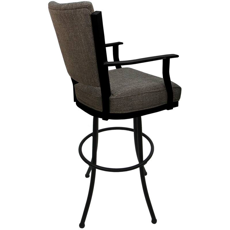 Swivel Extra Tall 34" (35") Metal Bar Stool Montana on Noam Base - 34" Seat