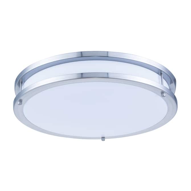 Juniper Supply LED Double Ring Ceiling Flush, 5000K, 116?, CRI80, 26W