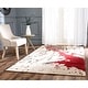 preview thumbnail 1 of 6, SAFAVIEH Handmade Soho Splash Modern Abstract Beige Wool Rug