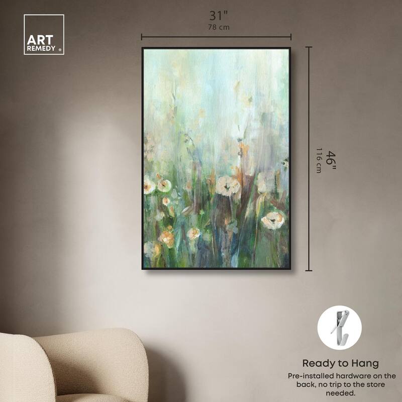 Harmony Green II Canvas by Art Remedy