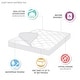 preview thumbnail 7 of 7, Madison Park Quiet Nights White 300 Thread Count Cotton Sateen Waterproof Mattress Pad