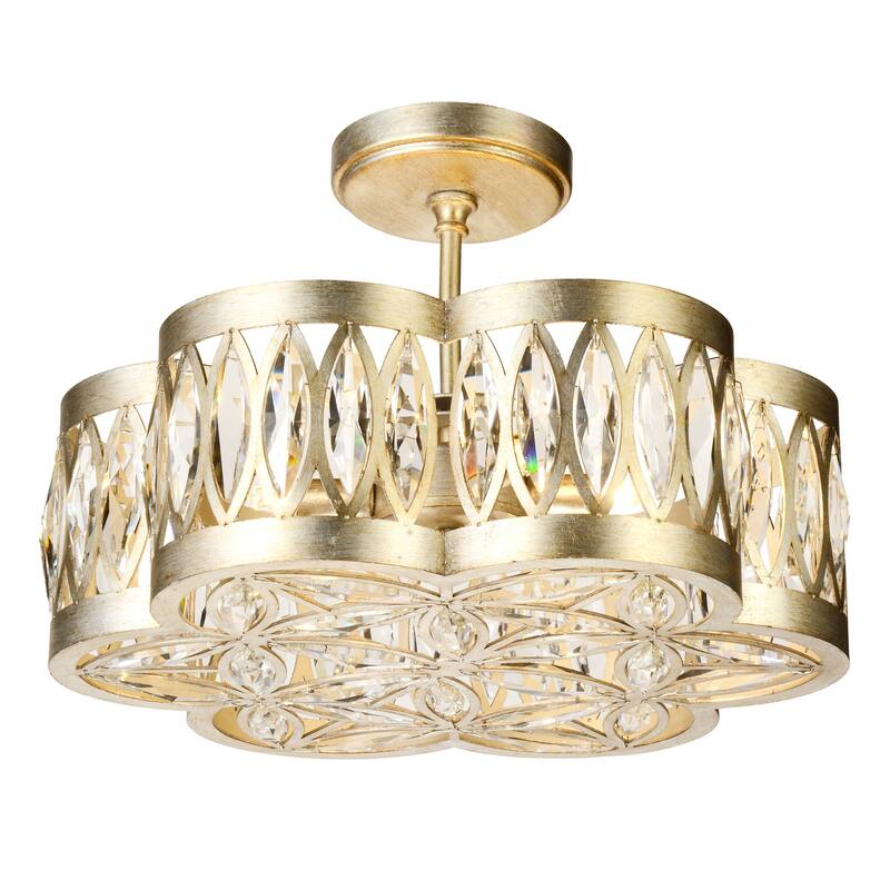 Nova 6 Light Chandelier With Champagne Finish - Champagne