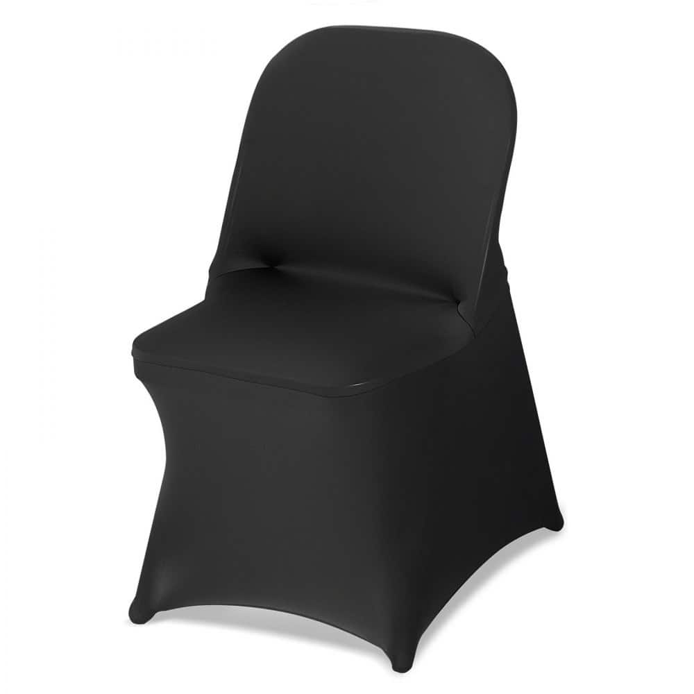 Stretch Chair Covers for Folding Chairs Polyester Spandex Elastic Slip On Wedding Party Banquet Event Decor