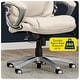 preview thumbnail 36 of 37, Serta Bryce Executive Office Chair with AIR Lumbar Technology and Layered Body Pillows