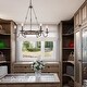 preview thumbnail 1 of 5, The Gray Barn Transitional 6-light Round Candle Chandelier Ceiling Pendant Light