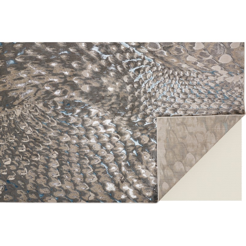 Grand Bazaar Aurelian Machine Made Abstract Modern Area Rug