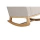 preview thumbnail 9 of 15, Rocking Chair for Nursery, Upholstered High-Back Accent Arm Chair, Comfortable Rocker Fabric Padded Seat