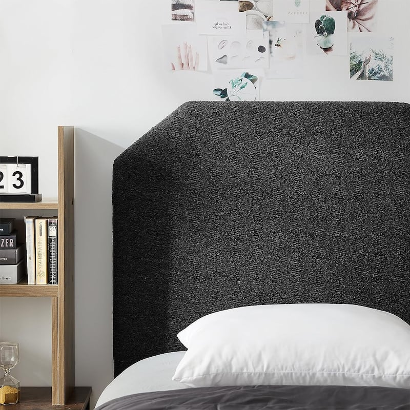 Tavira Allure® Boucle Dorm Headboard with Legs by DormCo